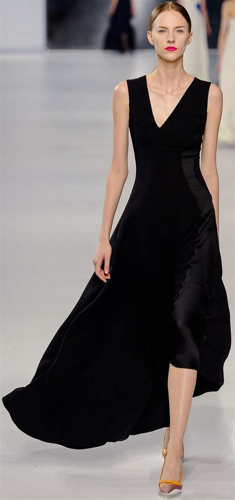 christian Dior black dress